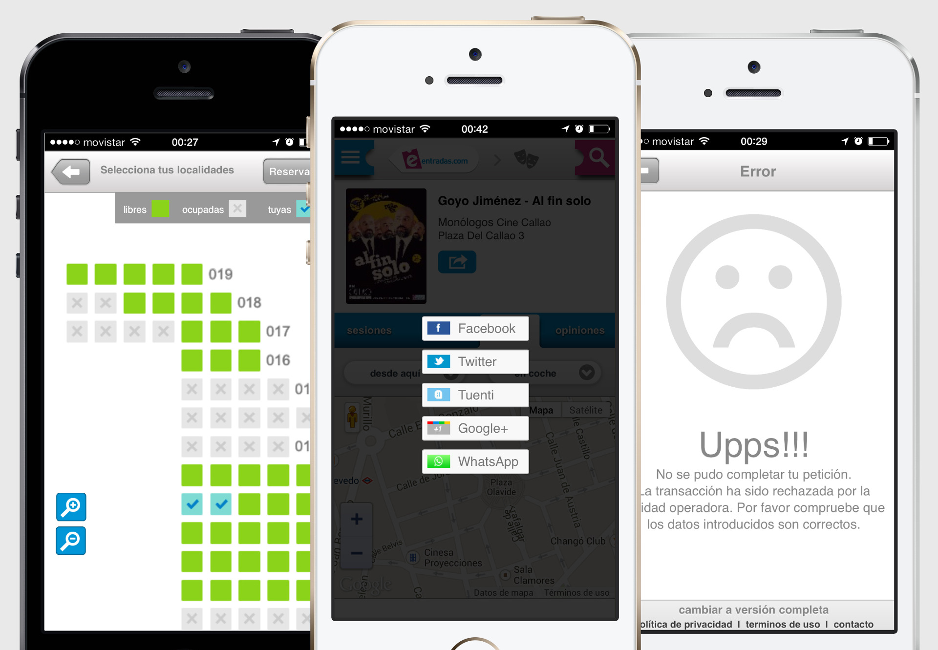 entradas app ios